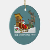 Ornement drôle de Noël de Chambre de Schmidt (Droite)