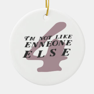 Ornement drôle de Noël d'Enneagram 4