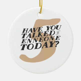 Ornement drôle de Noël d'Enneagram 5