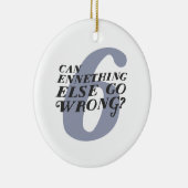 Ornement drôle de Noël d'Enneagram 6 (Droite)