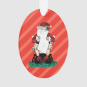Ornement drôle de Père Noël (dos)