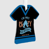 Ornement drôle de vacances de gardien de but de (devant)