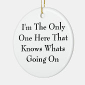 Ornement drôle sarcastique (Gauche)