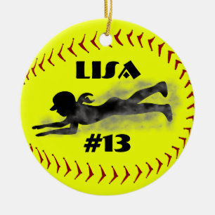 Ornement du base-ball de Fastpitch