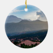 Ornement du cercle de coucher de soleil de pointe (Dos)
