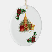 Ornement du Cercle de Noël, bougie de Noël (Droite)