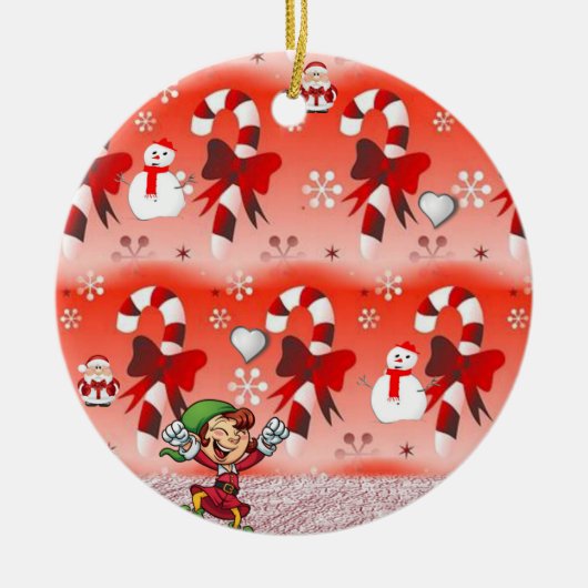 Ornement du Cercle de Noël, Elfe (Devant)