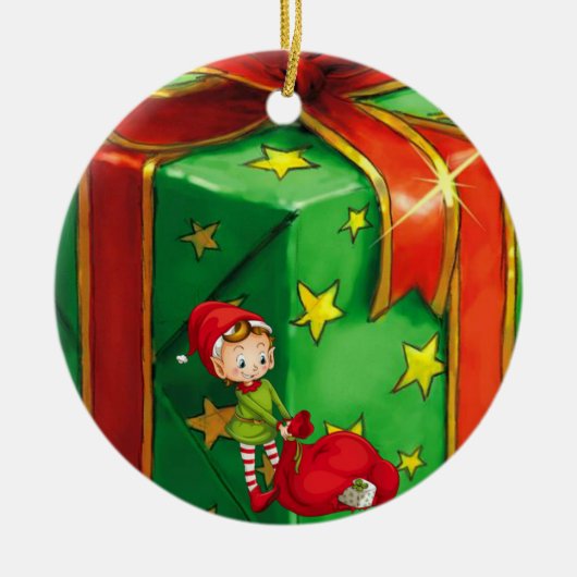 Ornement du Cercle de Noël, Elfe (Devant)