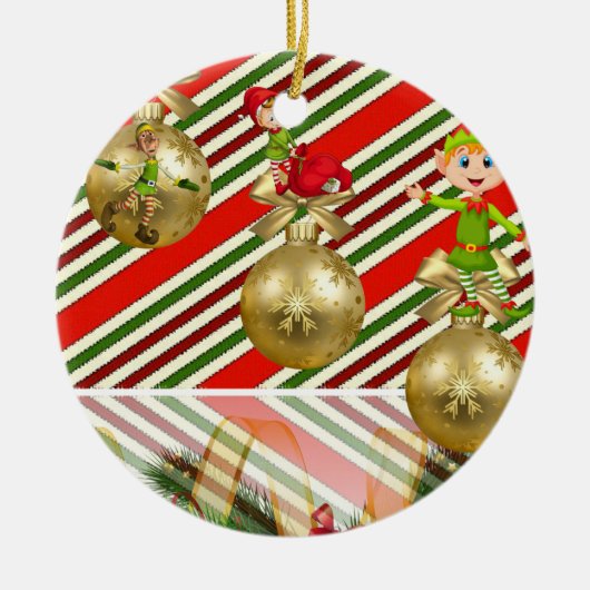 Ornement du Cercle de Noël, Elfe (Devant)