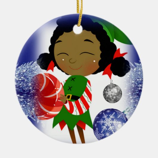 Ornement du Cercle de Noël, Elfe (Devant)