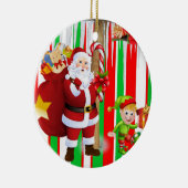 Ornement du Cercle de Noël, Elfe de Père Noël (Droite)