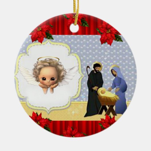 Ornement du Cercle de Noël, Jésus Christ (Devant)