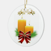 Ornement du Cercle de Noël, Joyeuses fêtes (Gauche)