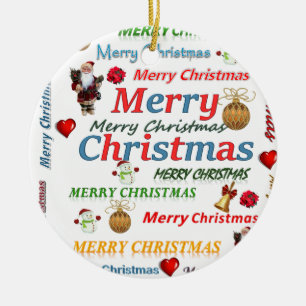 Ornement du Cercle de Noël, Joyeux Noël