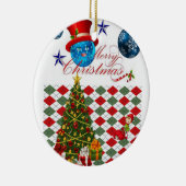 Ornement du Cercle de Noël, Joyeux Noël (Droite)