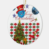 Ornement du Cercle de Noël, Joyeux Noël (Gauche)