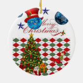 Ornement du Cercle de Noël, Joyeux Noël (Dos)