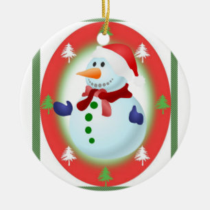 Ornement du Cercle de Noël, Snowman