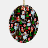 Ornement du Cercle de Noël, Snowman (Droite)