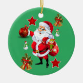 Ornement du Cercle de Noël, Snowman (Devant)