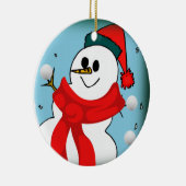 Ornement du Cercle de Noël, Snowman (Droite)