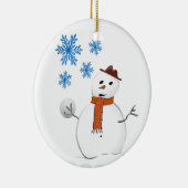 Ornement du Cercle de Noël, Snowman (Droite)