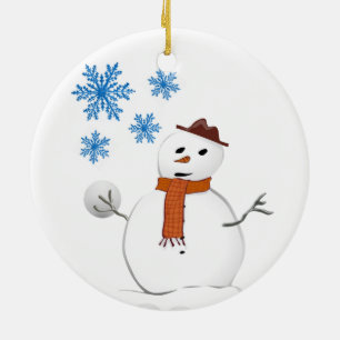 Ornement du Cercle de Noël, Snowman