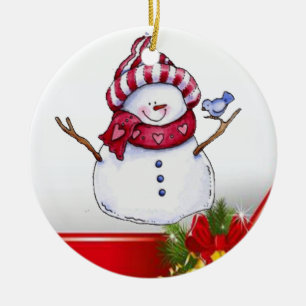 Ornement du Cercle de Noël, Snowman