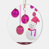 Ornement du Cercle de Noël, Snowman (Gauche)