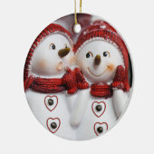 Ornement du Cercle de Noël, Snowman (Gauche)