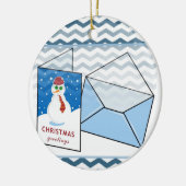 Ornement du Cercle de Noël, Snowman (Gauche)