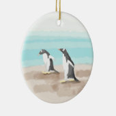 Ornement du cercle de pingouin Duo (Droite)