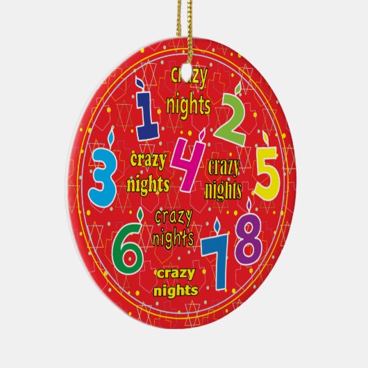 Ornement du cercle Hanoukka (Droite)