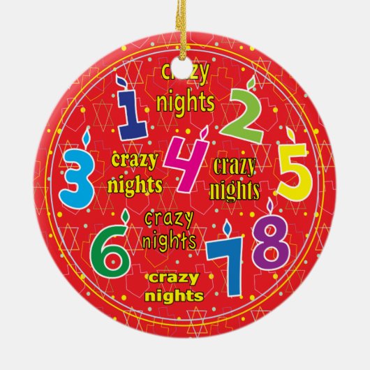 Ornement du cercle Hanoukka (Dos)