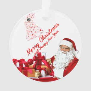 Ornement du cercle Père Noël