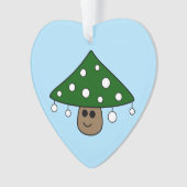 Ornement du champignon de l'arbre de Noël (devant)