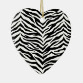 Ornement du coeur Zebra (Droite)