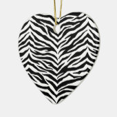 Ornement du coeur Zebra (Gauche)