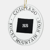 Ornement du Colorado personnalisé (Gauche)