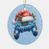 Ornement du contrôleur de jeu de Santa Hat (Gauche)