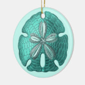 Ornement du dollar de sable d'Aqua (Gauche)