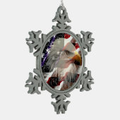 Ornement du drapeau américain de l'aigle (Gauche)