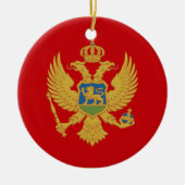 Ornement du drapeau du Monténégro (Devant)