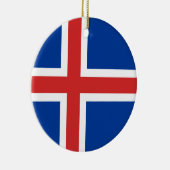 Ornement du drapeau islandais (Droite)