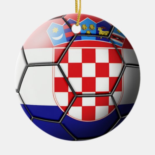 Ornement du football de la Croatie (Devant)
