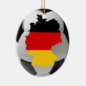 Ornement du football de l'Allemagne (Droite)