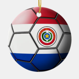 Ornement du football du Paraguay
