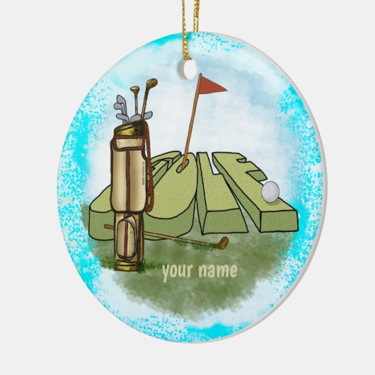 Ornement du jour du golf (Gauche)