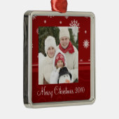 Ornement du Joyeux Noël 2010 de photo de famille (Droite)