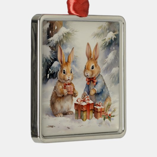 Ornement du lapin de Noël (Droite)